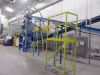 Glass Sorting/Crushing Line w/American Pulverizer