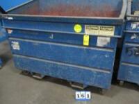 Metal Bin On Casters