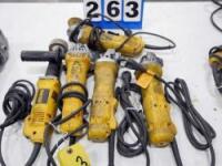 Assorted DeWalt Electric Grinders