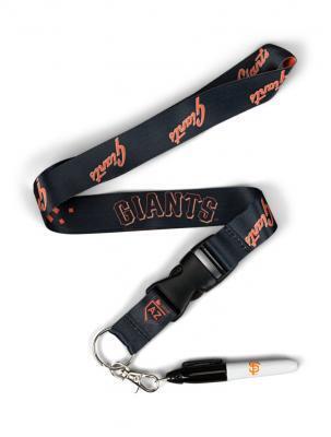Lanyard Keychain Emblem Source MLB SF Giants