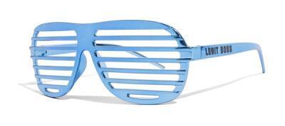 Exclusive Sasha Banks Metallic Blue Shutter Shades