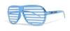 Exclusive Sasha Banks Metallic Blue Shutter Shades