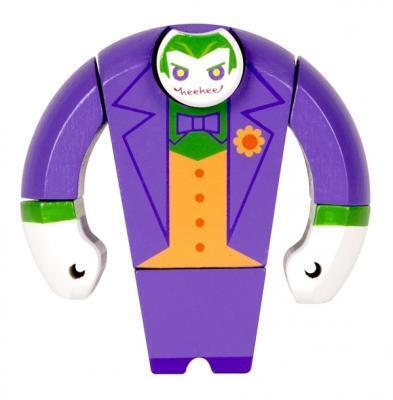 Wooden Joker Figure
