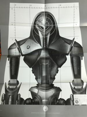 Battlestar Galactica Cylon Centurion Target Poster Replica