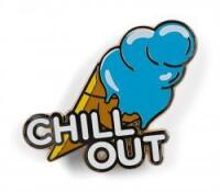 Chill Out Ice Cream Pin (Blue)