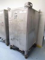 550 Gallon Stainless Steel Tote