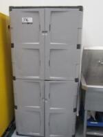 Plastic 2-Door Cabinet