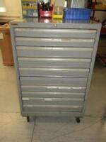 10-Drawer Heavy Duty Parts Cabinet