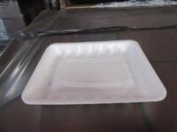 White Padded Styrofoam Meat Trays