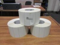 White Labels 4in x 1.50in