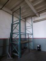 Lot Consisting of Sections of Pallet Racking & Roll Stands