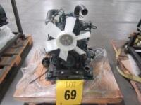KUBOTA DIESEL ENGINE, MODEL: D1105-BG-ET01, POWER 12.6 KW/1800 RPM, ENGINE DISP: 1.1L